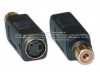 Adaptador S-Video hembra a RCA hembra